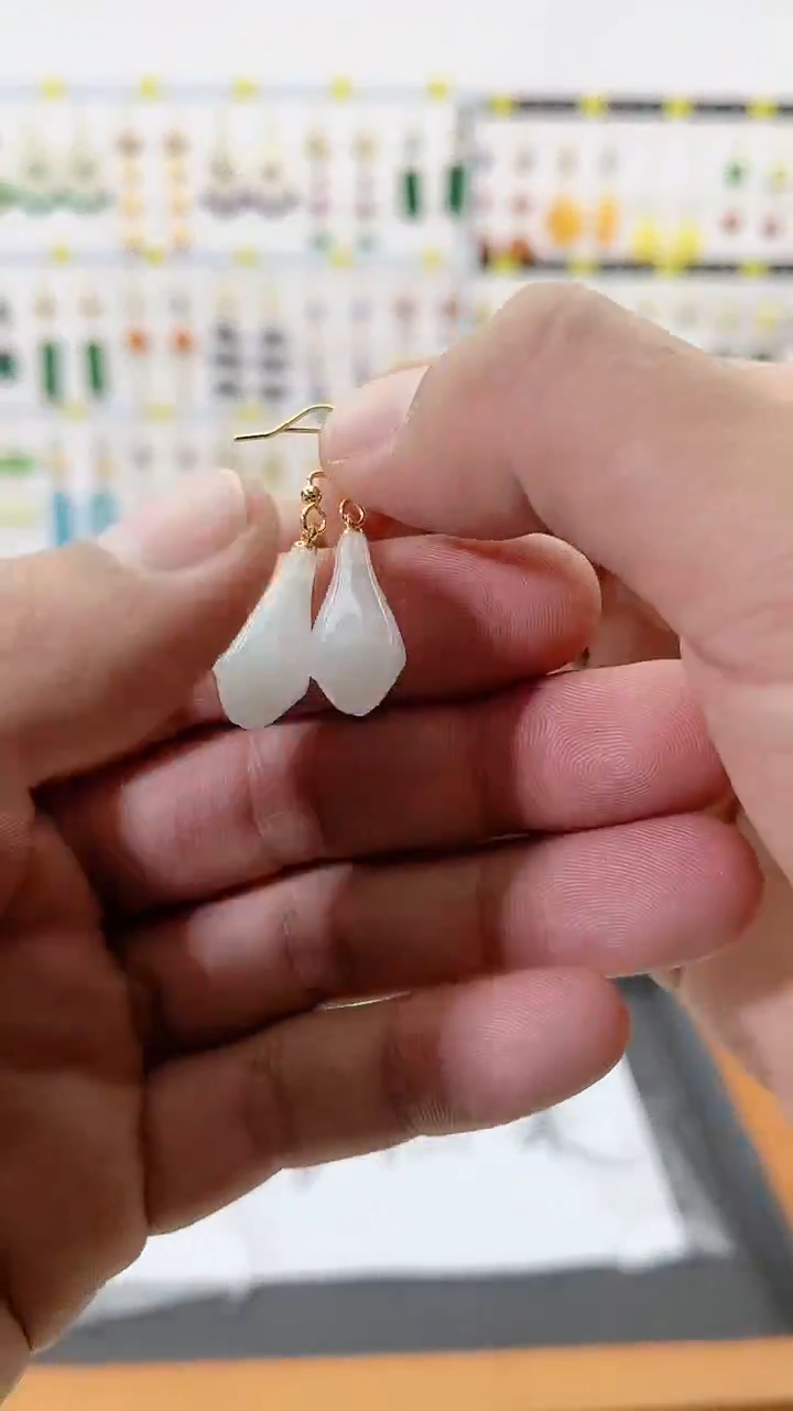 【闪购商品】水晶耳饰未镶嵌b76