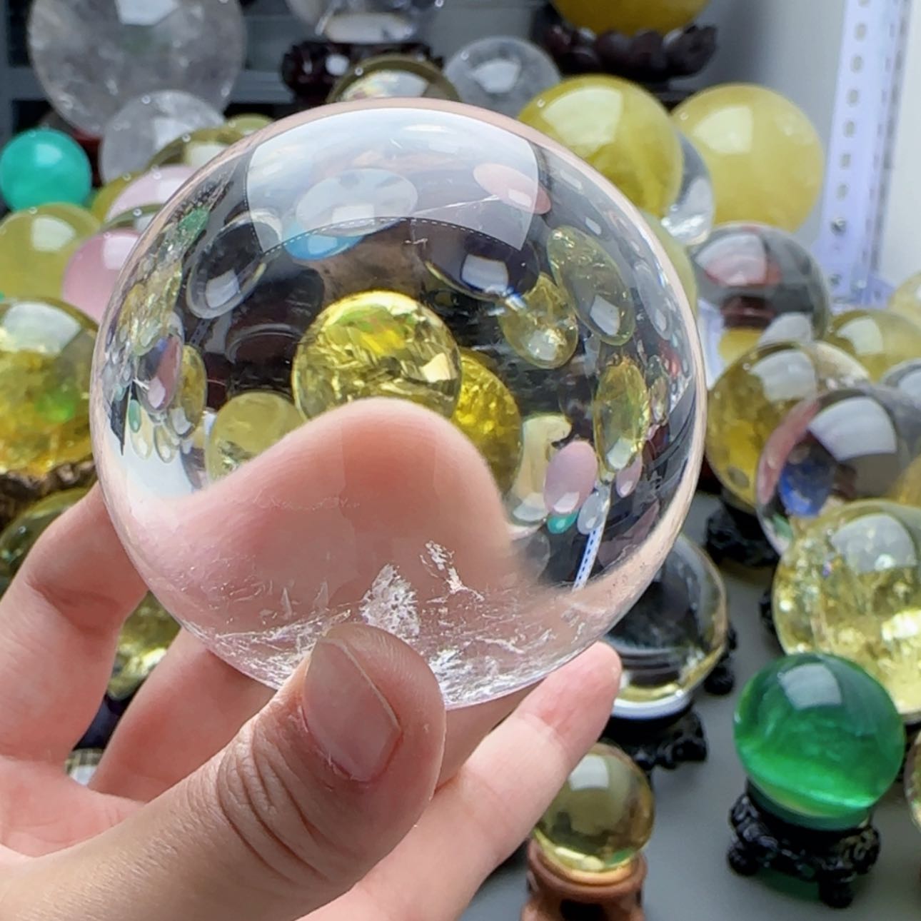 【闪购商品】水晶摆件未镶嵌道**中