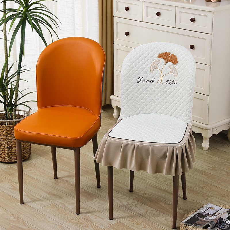 皮椅子椅子套新款餐桌椅套家用防滑椅套坐垫靠背一体座椅套凳子套