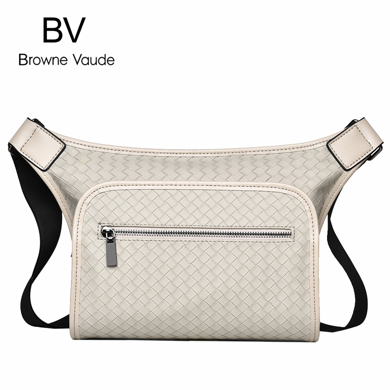 BV.Browne Vaude男士编织潮流运动肩包休闲时尚百搭多功能潮包