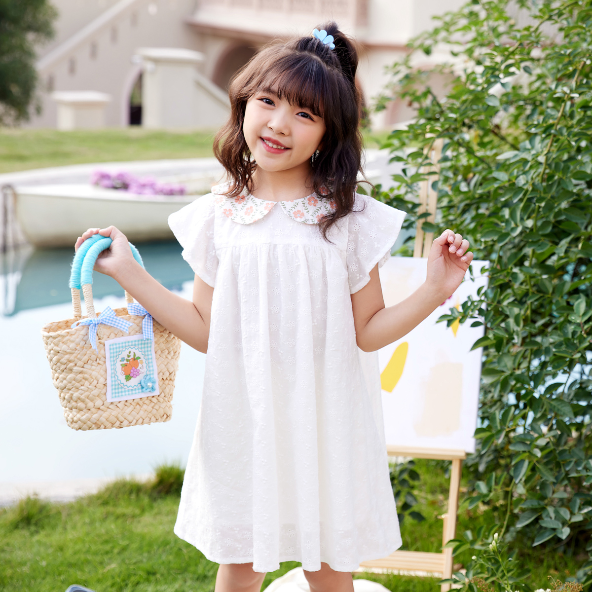 23750夏季洋气女小童宝宝背心连衣裙NDLGJ23750A