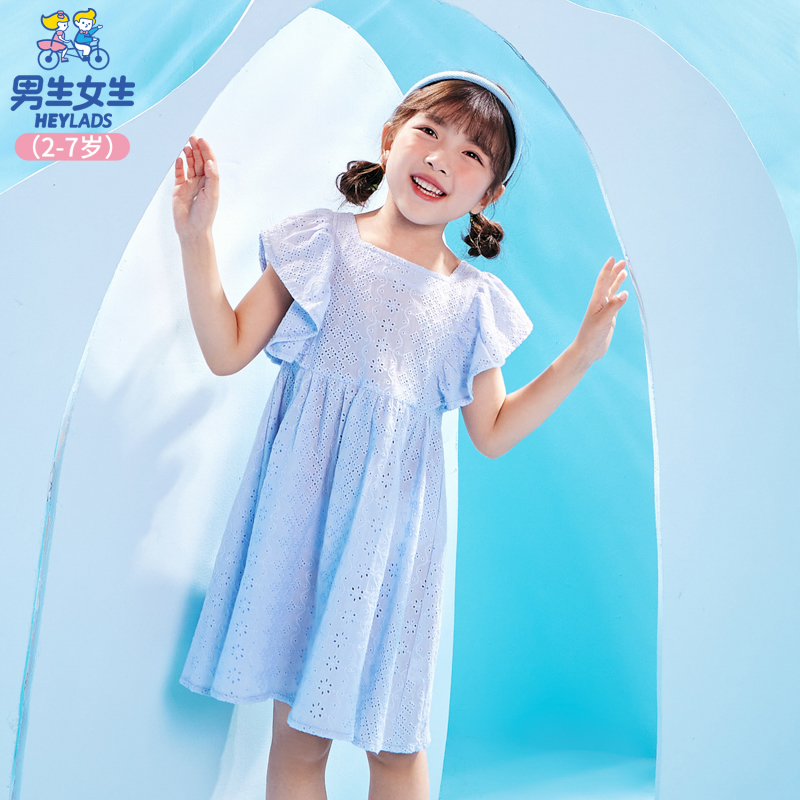 23749夏季时尚洋气女小童宝宝背心连衣裙NDLGJ23749A