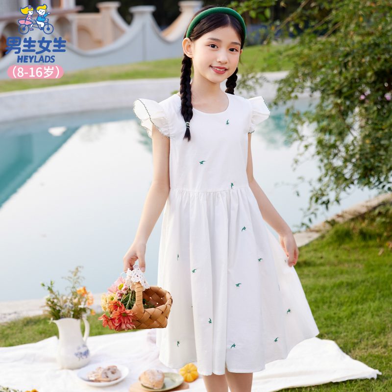 23533夏季洋气时尚女大童背心连衣裙NDLGJ23533A