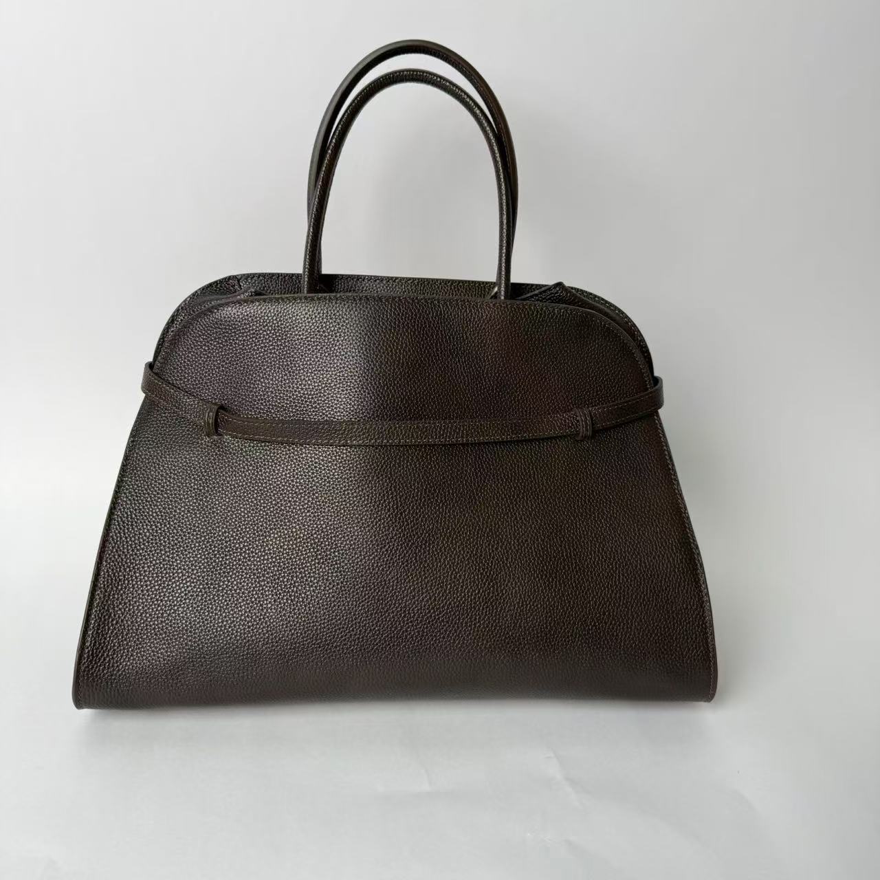 TUS新款简约高级皮带大容量托特包手提包时尚百搭