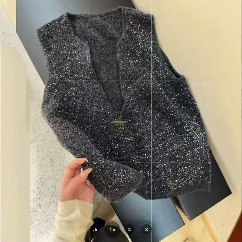 Y L家新款时尚满天星背心马甲