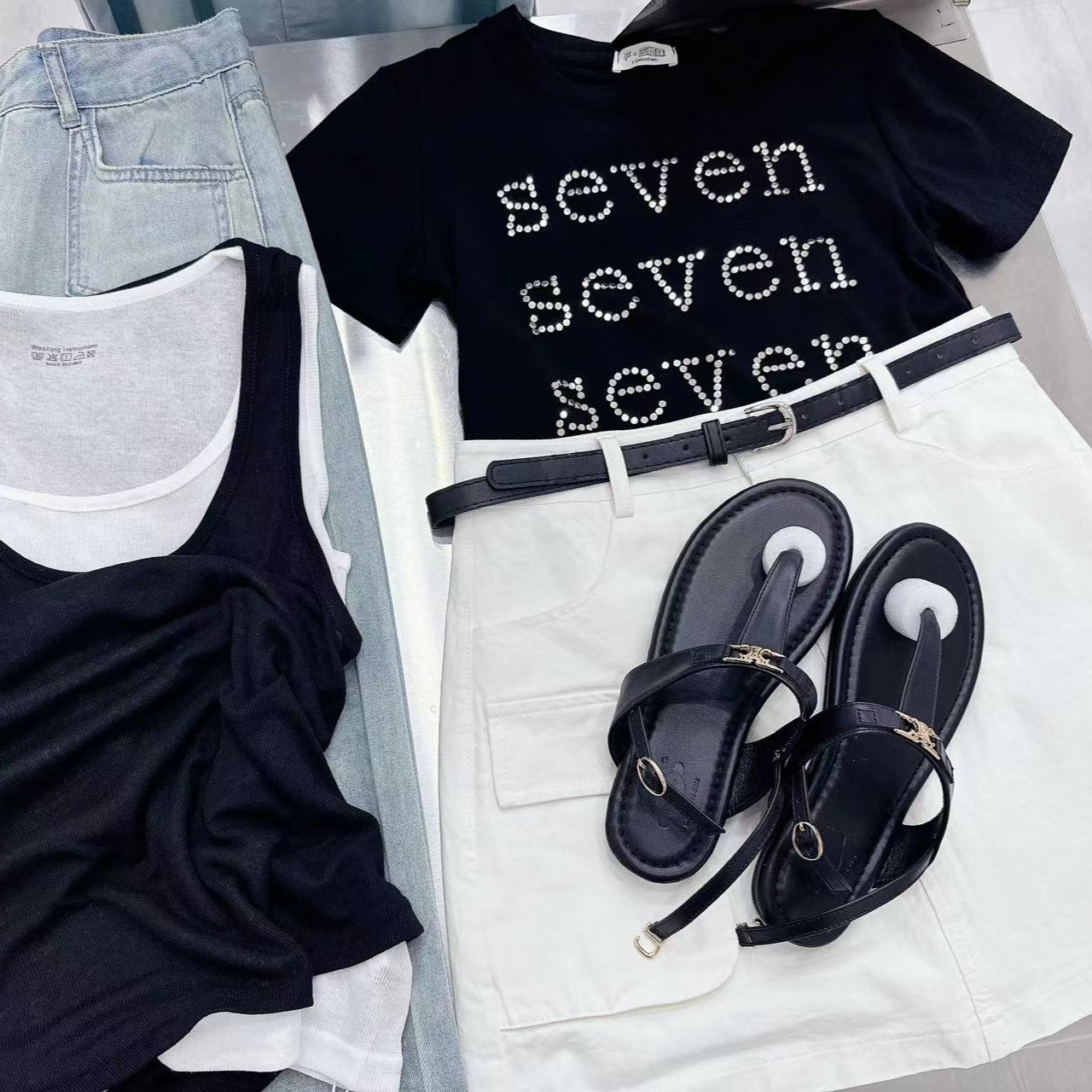 上衣高考毕业季显瘦气质牛仔时尚休闲百搭夏季