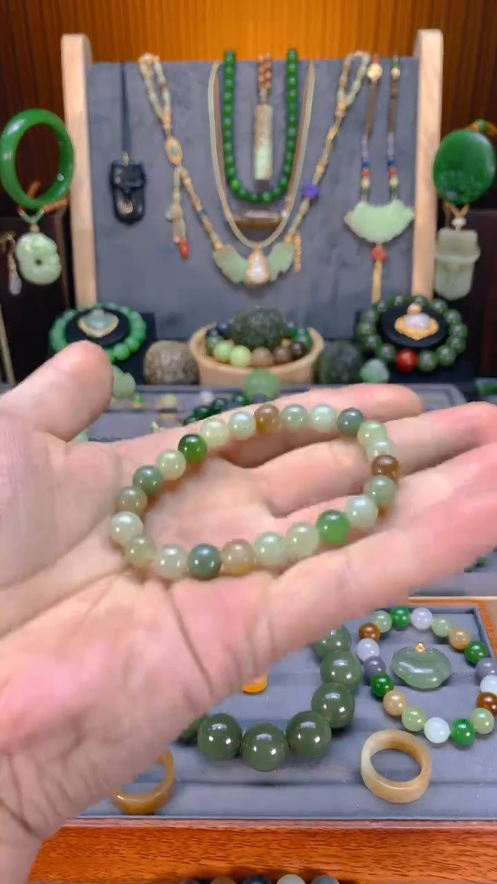 【闪购商品】和田玉手串未镶嵌和田多宝手串