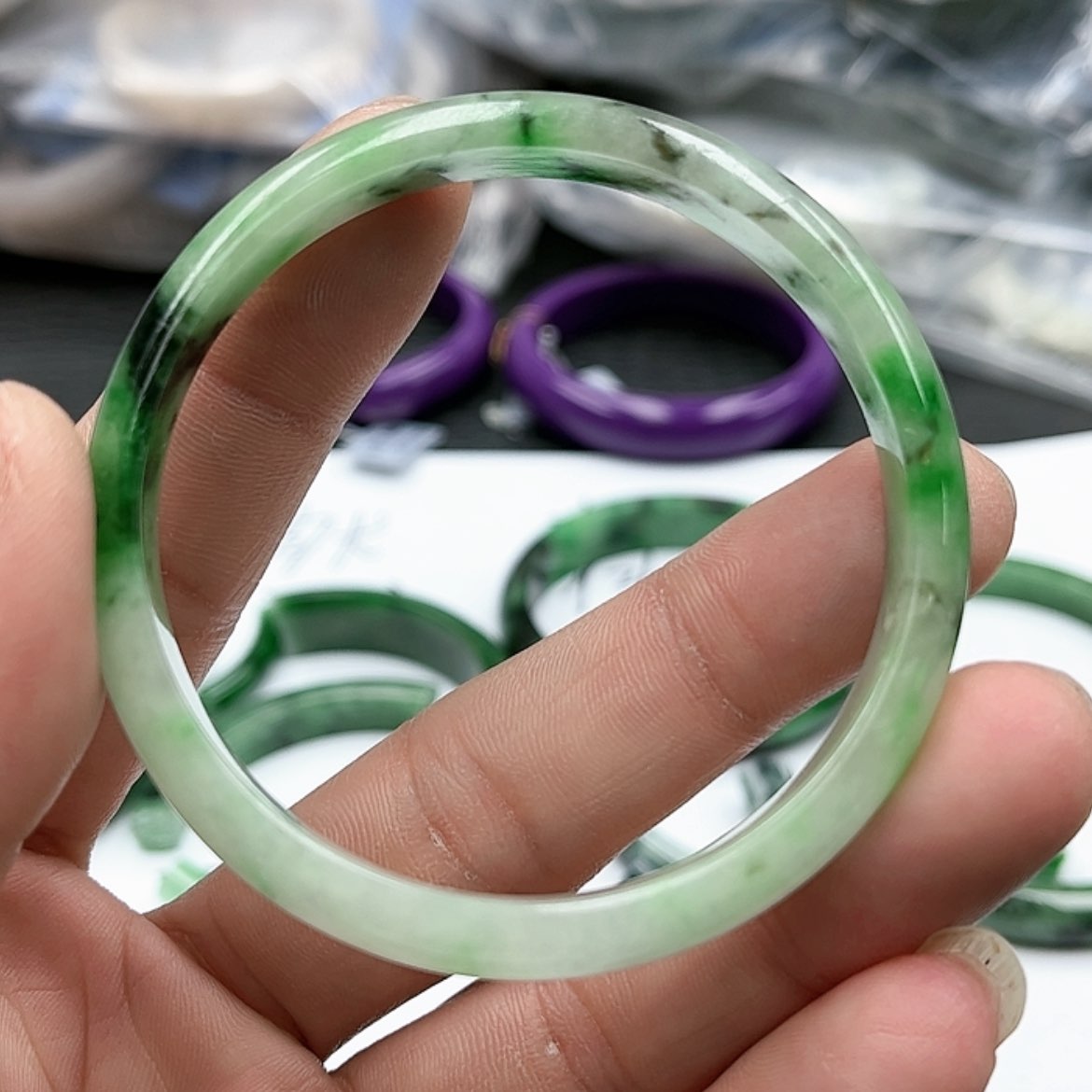【闪购商品】翡翠手镯未镶嵌a 1