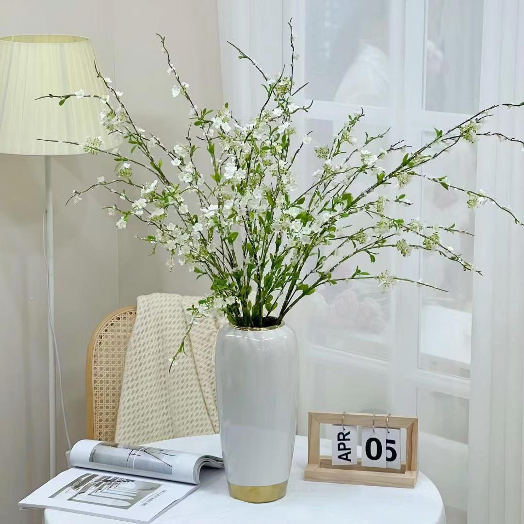 雪柳仿真花插花假花装饰仿生花束摆件家居饰品仿真花