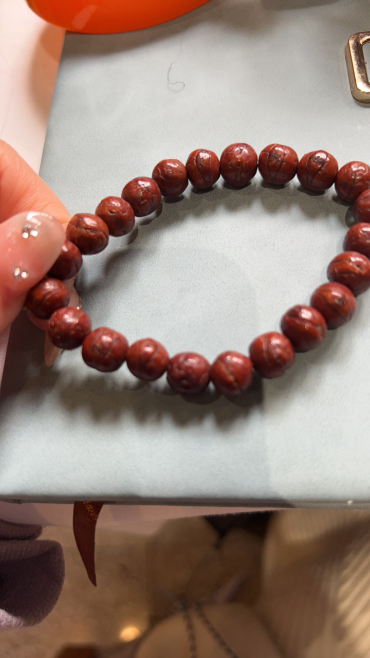 非金属木质手链 藏传小元素和小配饰