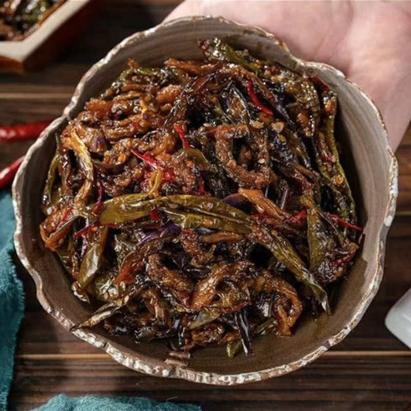 地窖茄子干500g一斤