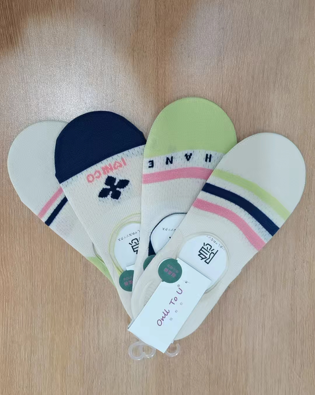 夏季新款多色彩袜（一双）