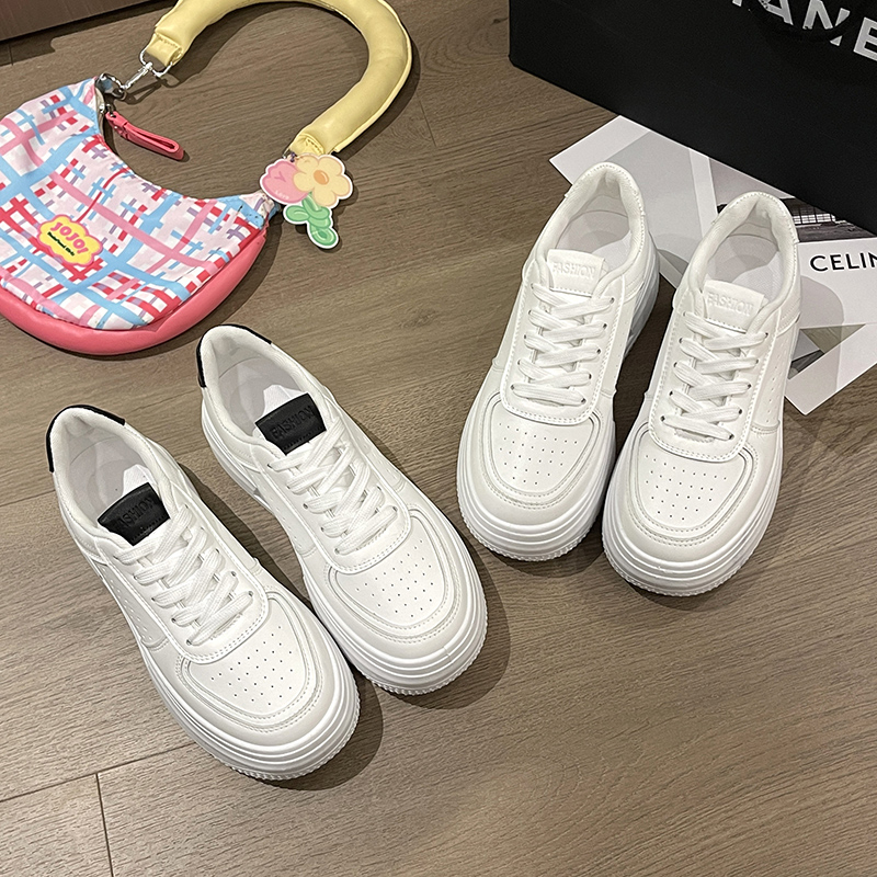 【佳佳专属】简约厚底学生舒适休闲百搭小白鞋女