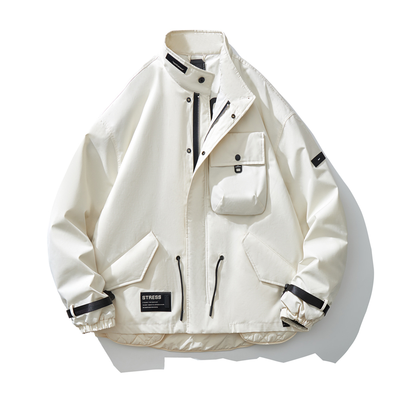 2023新款国潮机能风羽绒服男女同款潮流 冬季假两件羽绒外套情侣