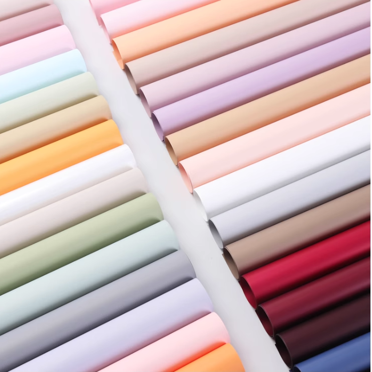 【微花宝】批发韩风初恋纸卷装鲜花店花束包装纸花艺鲜花包装材料