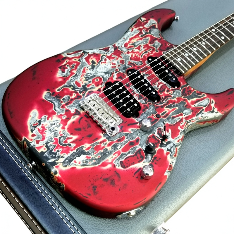 美产james tyler 2K烧水电吉他  红头限定