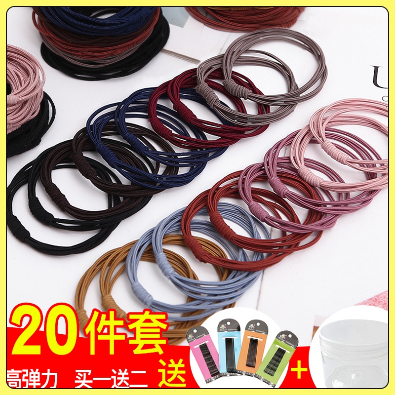 头绳小橡皮筋女扎头皮套发圈2023年新款网红儿童大人气质头饰发绳