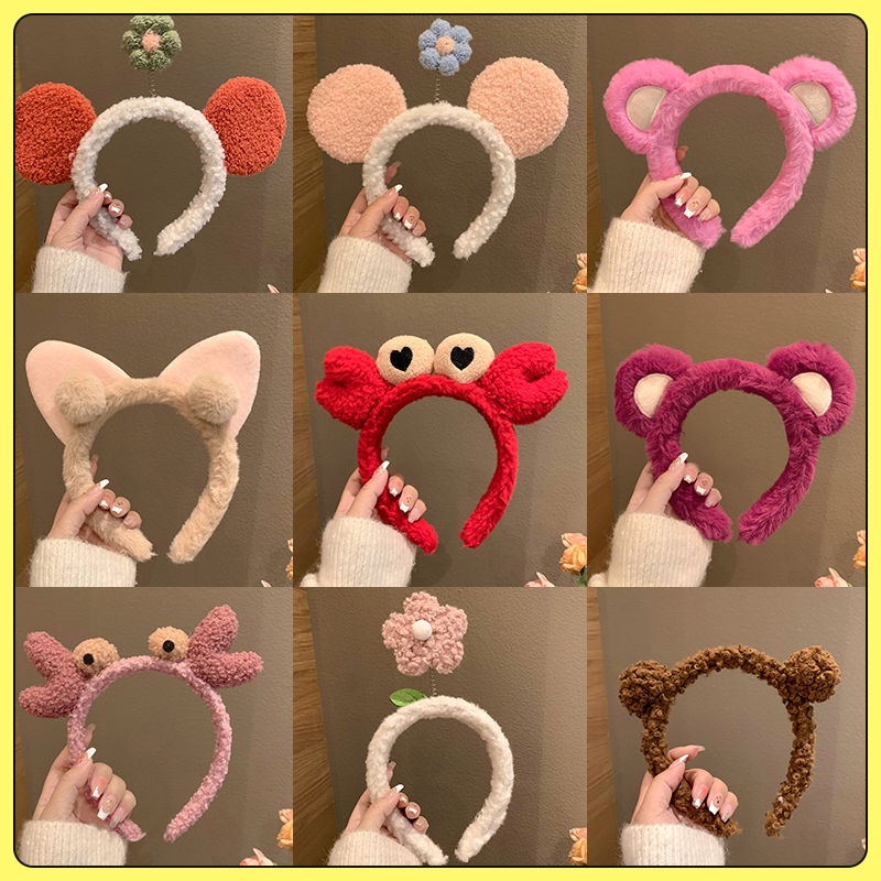 2023年新款可爱卡通洗脸敷面膜束发带头箍