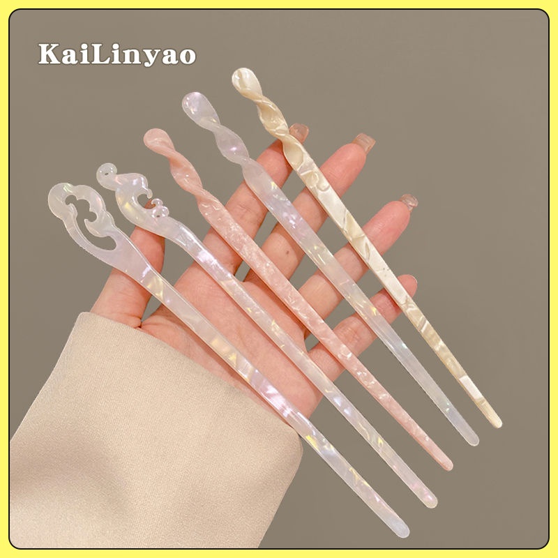 高级感新中式簪子盘发器现代简约发钗汉服钗子配饰