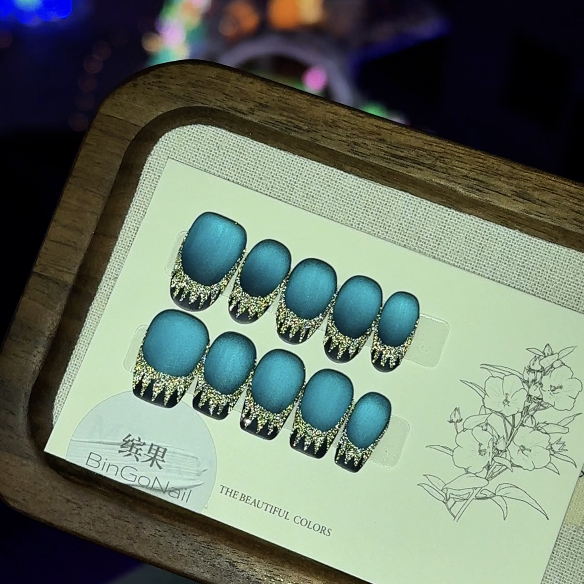 『深海流苏』爆闪项链款显白小众ins风纯手工穿戴甲流苏略微掉粉