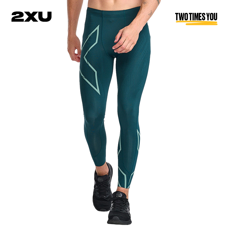 2XU【断码】Light Speed系列男士高度压缩长裤 MCS紧身裤速干跑步裤