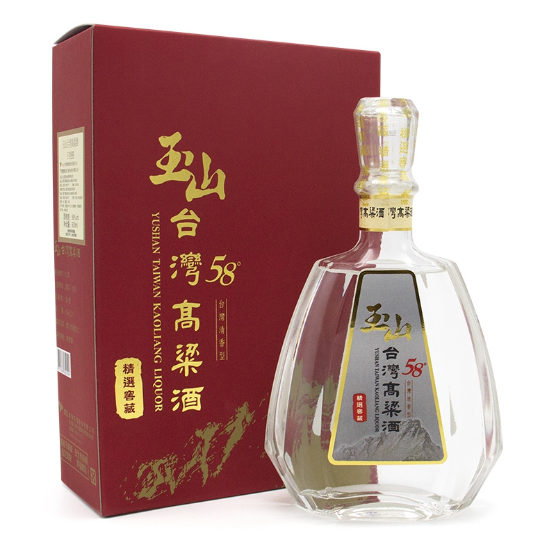 TTL/台湾烟酒股份有限公司玉山高粱酒纯粮白酒礼盒装58度600ml