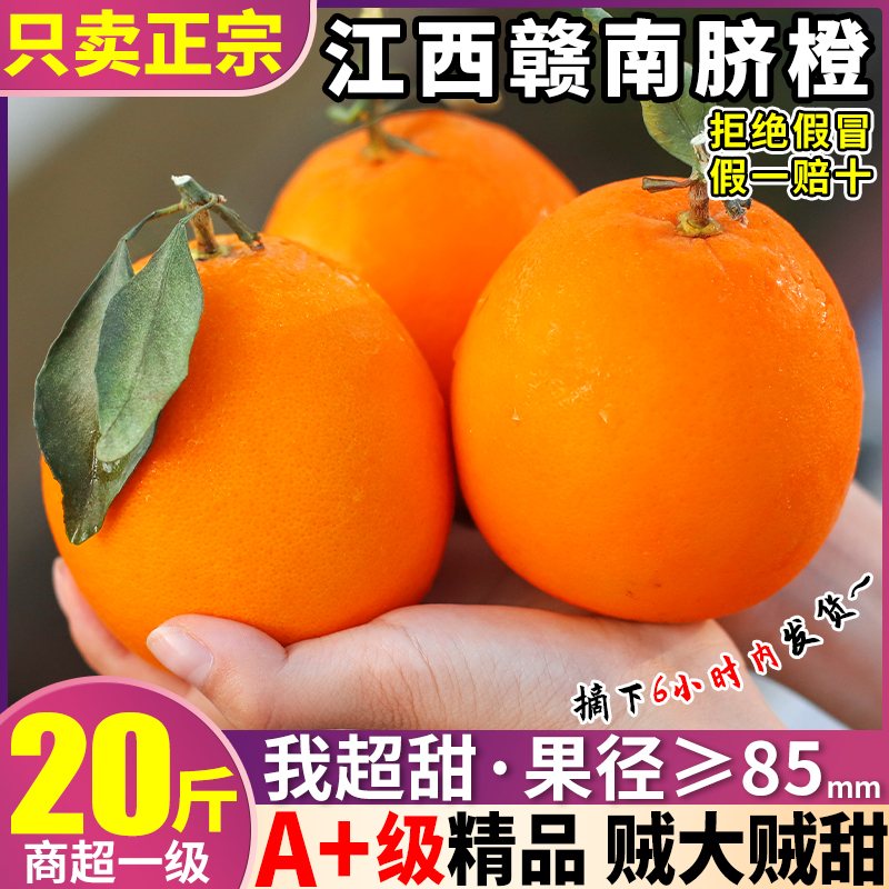 【12.13】正宗江西赣南脐橙新鲜橙子赣州水果当季批发甜橙整箱包邮