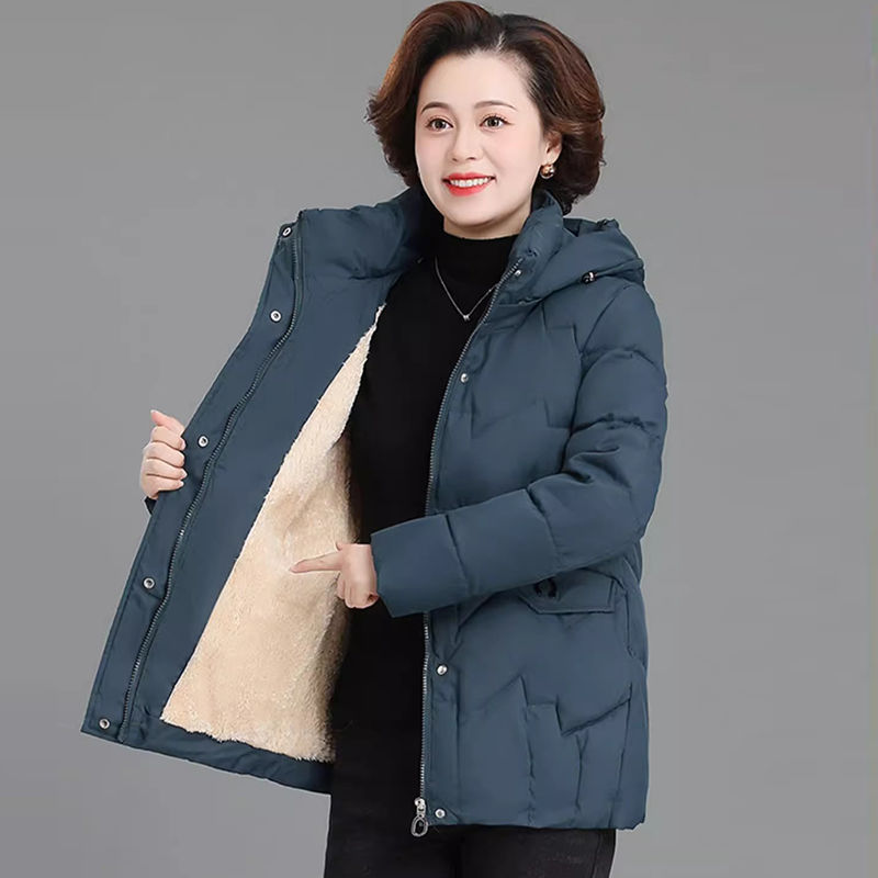 波司澄妈妈冬装外套加绒加厚中老年羽绒服新款岁中老年女冬季衣