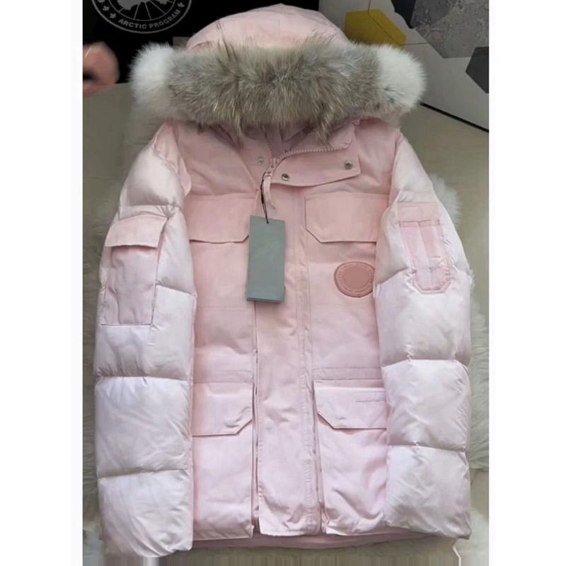 冬季女款大码中长款工装保暖棉服2023年新款东北加厚派克滑雪服女