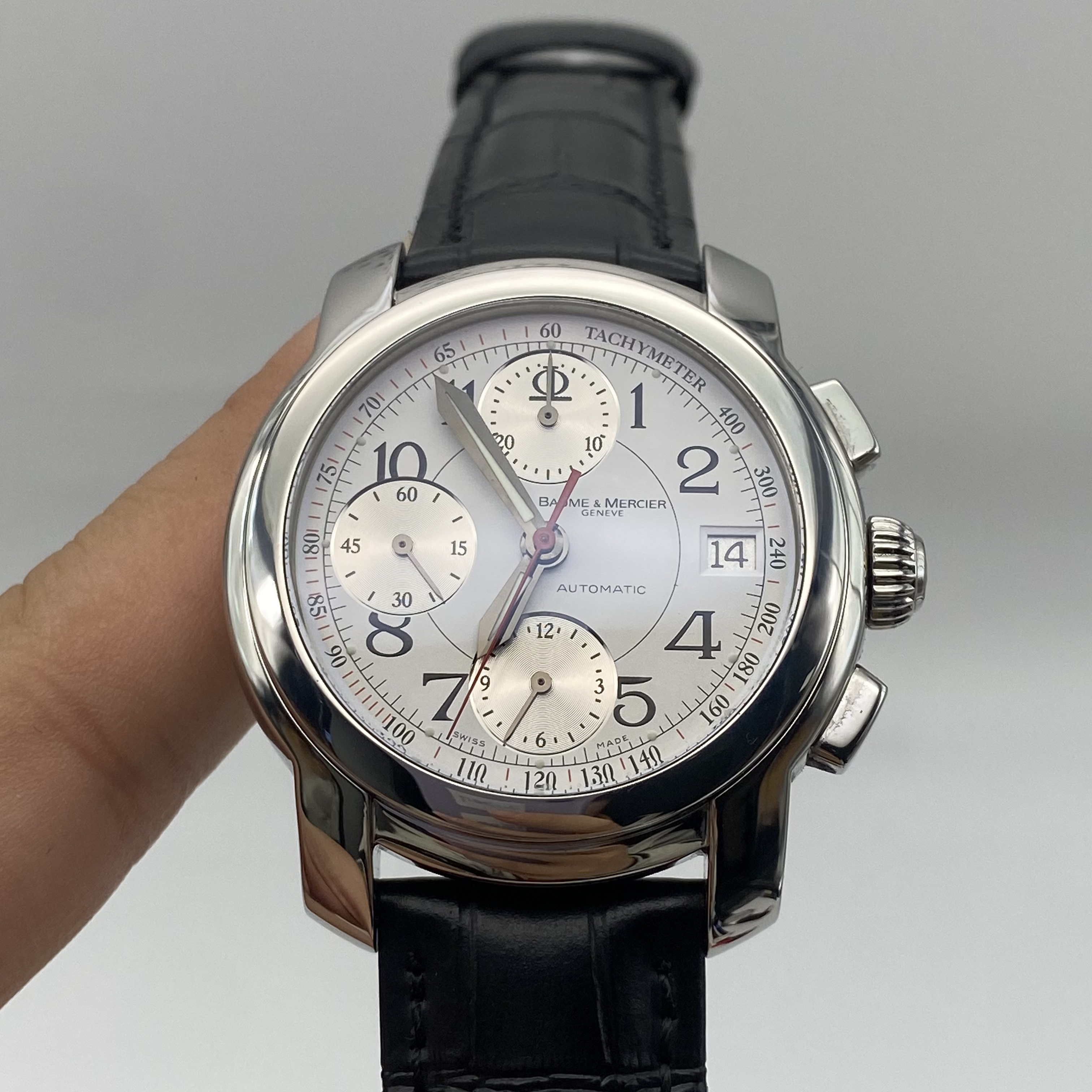 95新 Baume et Mercier/名士 克莱斯麦系列 表径：39mm 公价：3万多