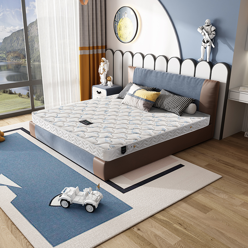 联乐卡通男女款席梦思弹簧专用儿童床垫护脊天然椰棕硬垫子厚14cm