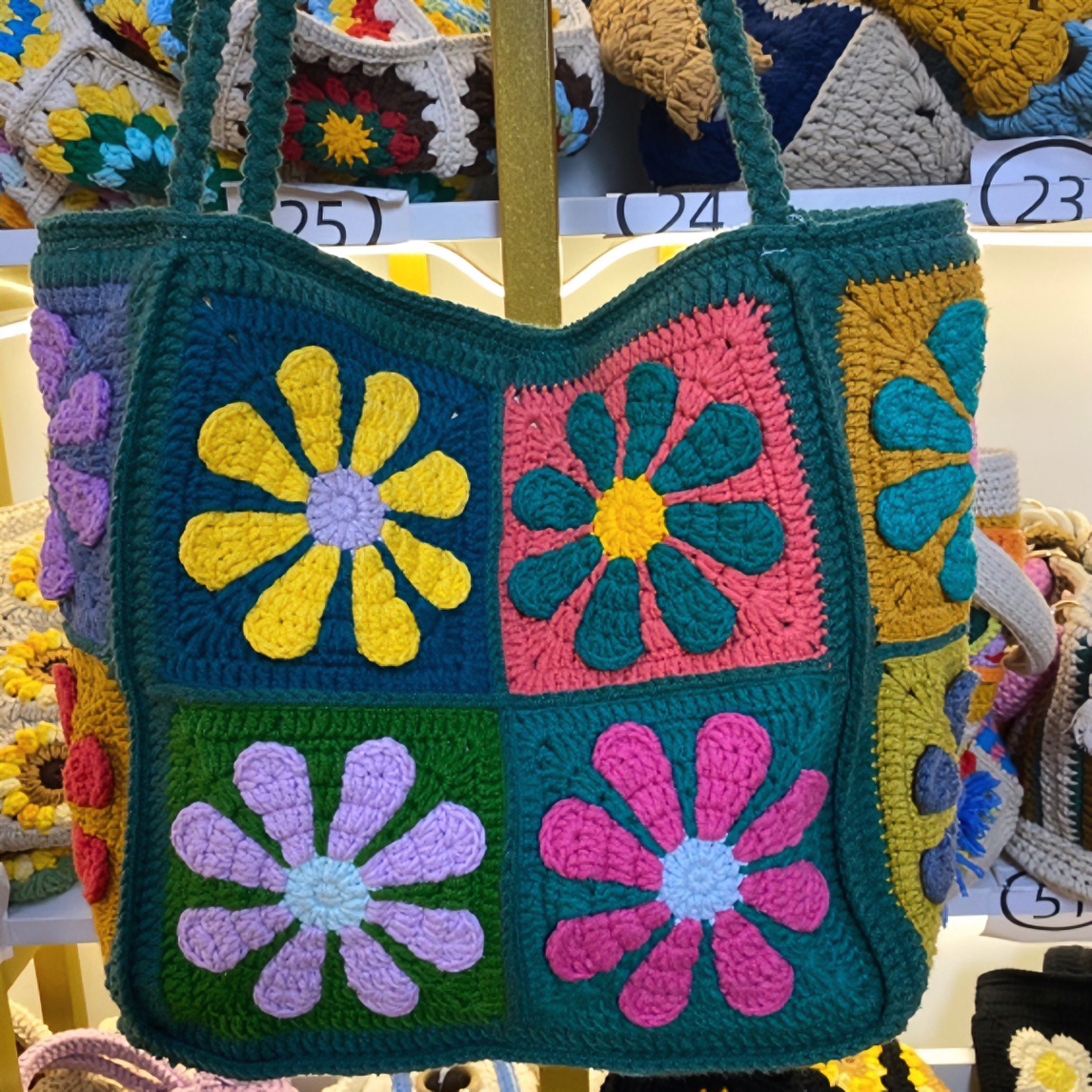 直播间选款米数链接纯手工毛线钩织玩偶包包挂件