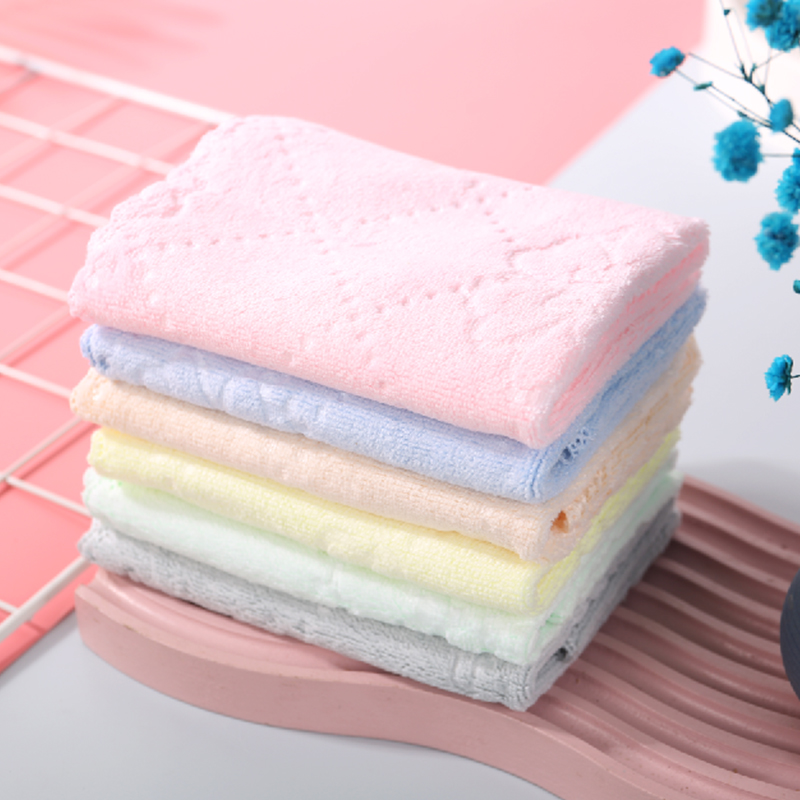 可爱小方巾家用柔软亲肤儿童洗脸幼儿园擦手巾吸水薄款超柔小方巾