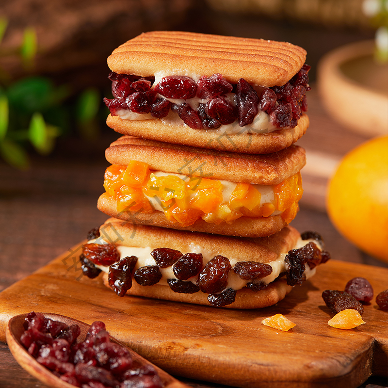 【安和天心】啵啵牛轧夹心奶酥 坚果糕点美味下午茶