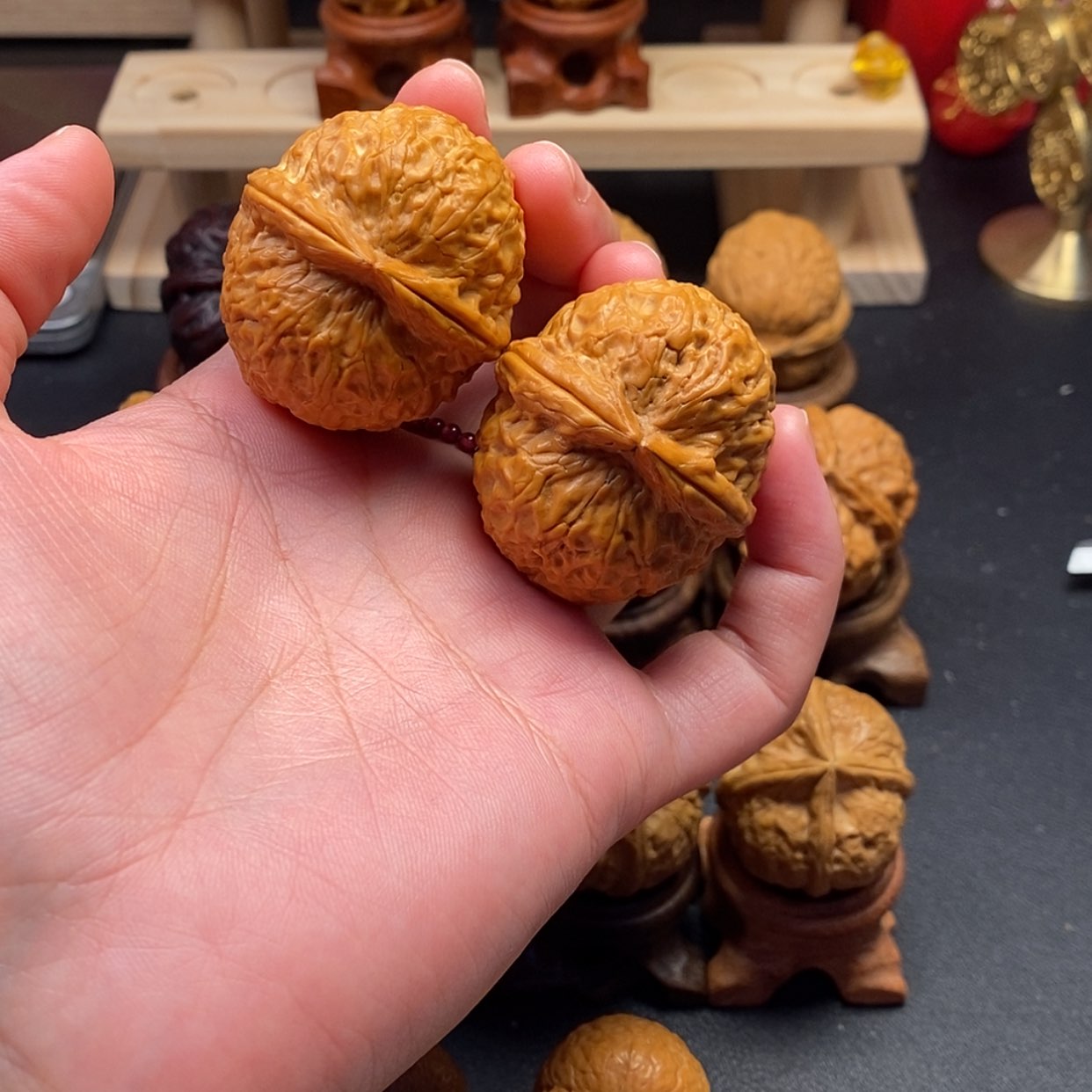 【闪购商品】桃核把件李*