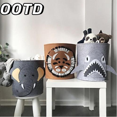 放衣服洗衣篮脏衣篓高颜值储物筐儿童卡通收纳桶袋卧室宿舍毛毡篮