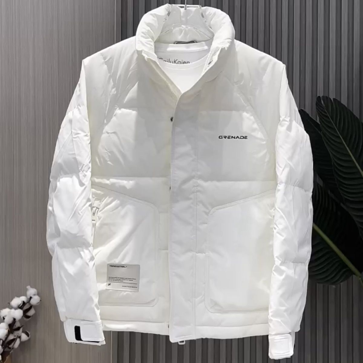 波司豋羽绒服男面包服短款时尚保暖冬季外套男士加厚白鸭绒立领羽
