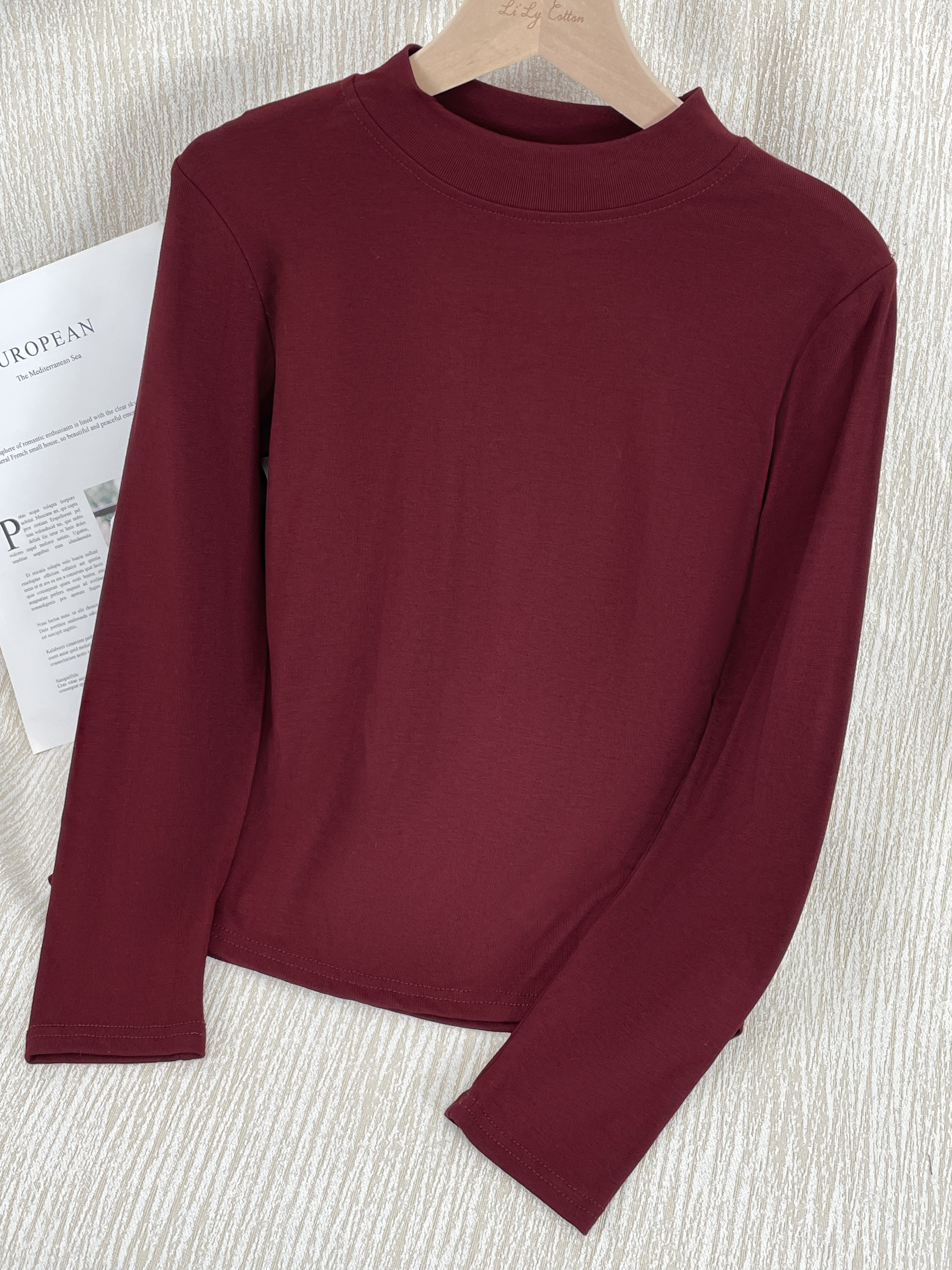 极简柔棉  针织衫2024秋季时尚半高领长袖百搭上衣XR-254014