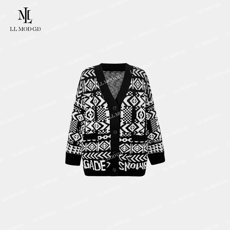 白月光匿名  针织衫2024秋季轻奢时尚潮流百搭上衣YLXR-253807