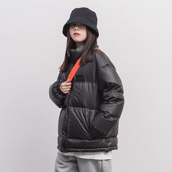 雪中飞2023冬季加厚韩版立领宽松显瘦服短款面包服小个子情侣外套
