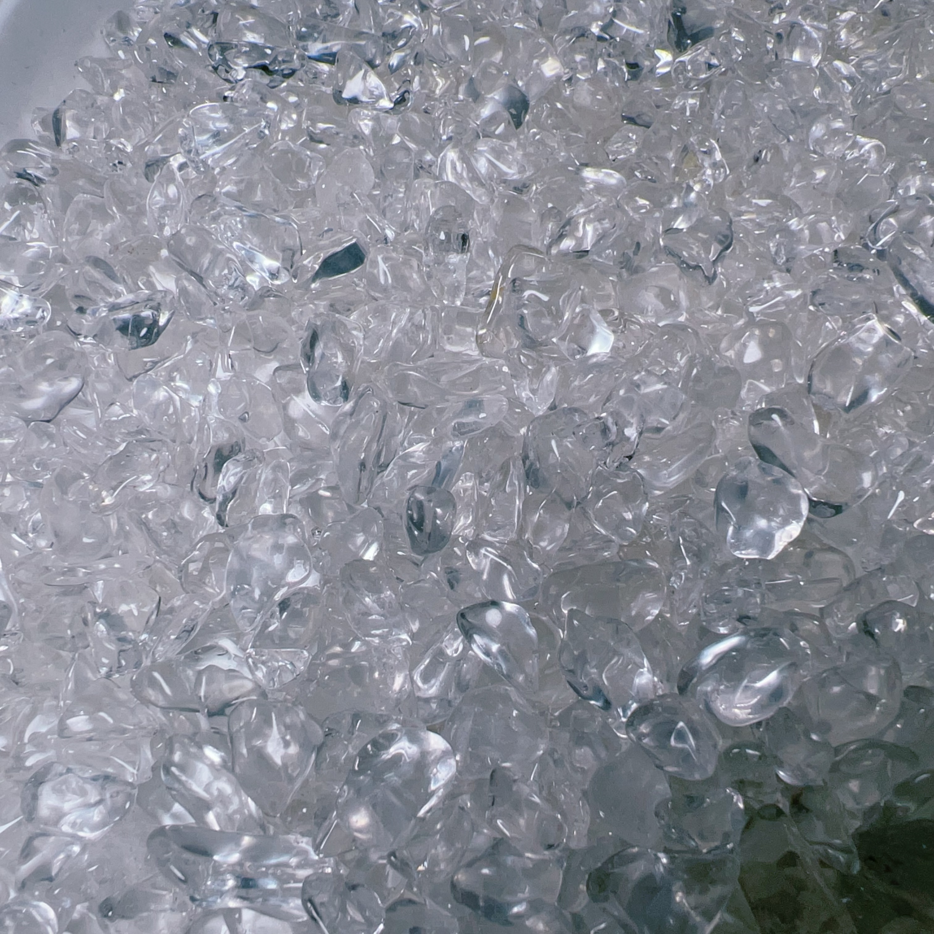 消磁天然白水晶碎石