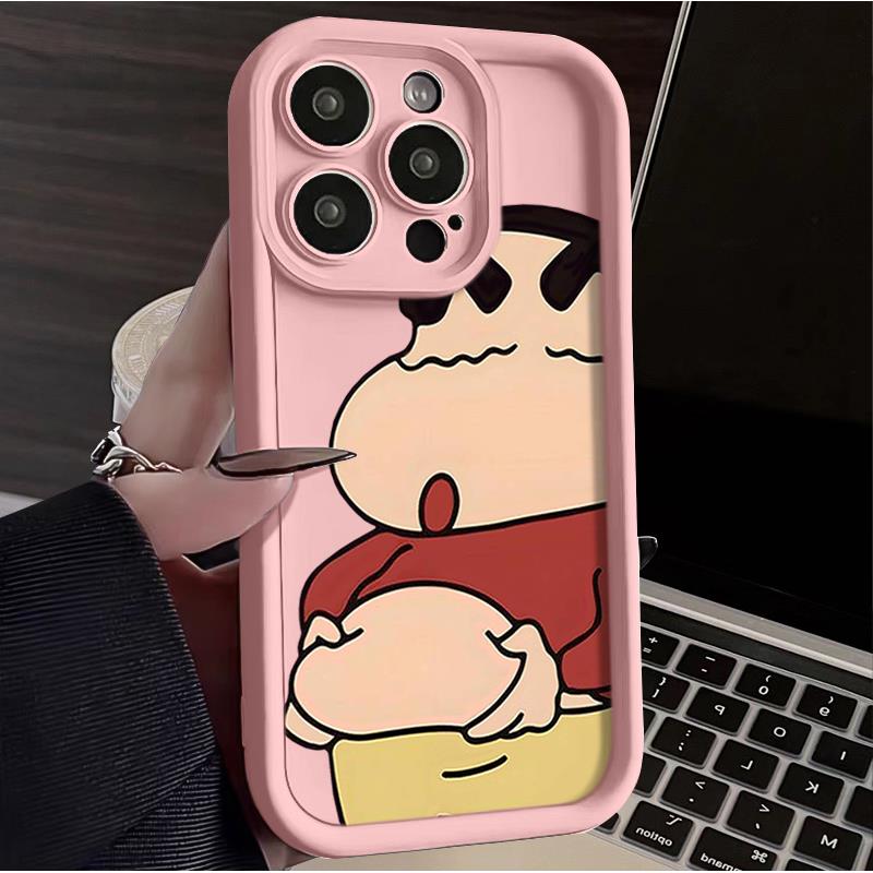 蜡笔小新iphone15苹果手机壳14promax硅胶13pro网红12高级11全包X