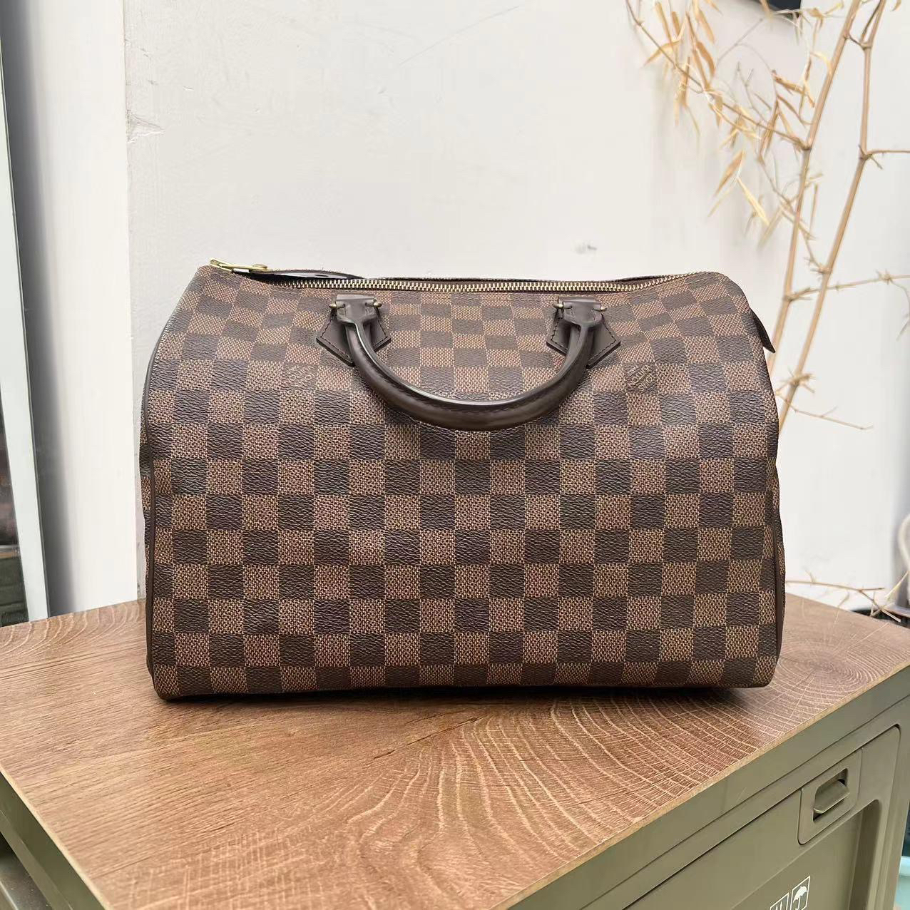 95新 LV speedy 30棋盘格手拎【嘻哈专属】/D6646/