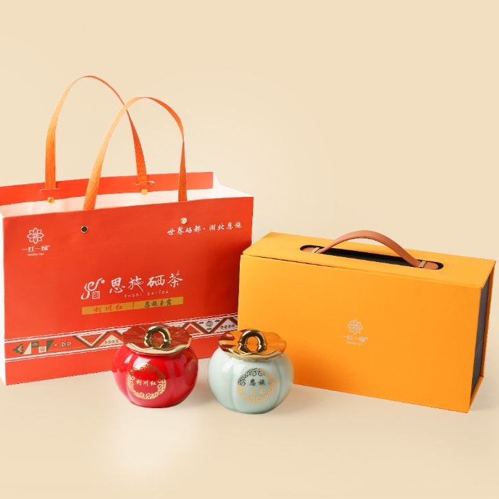 一红一绿恩施玉露428礼盒纪念款