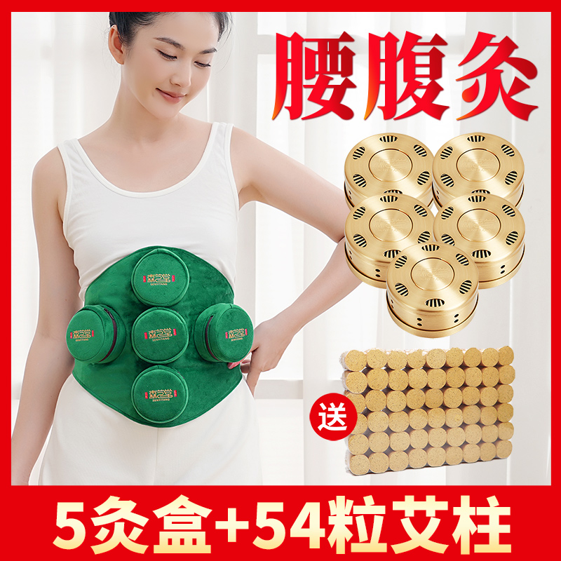 5联腰腹灸随身灸家用悬灸竖插艾灸盒便携布套艾柱条官方旗舰店