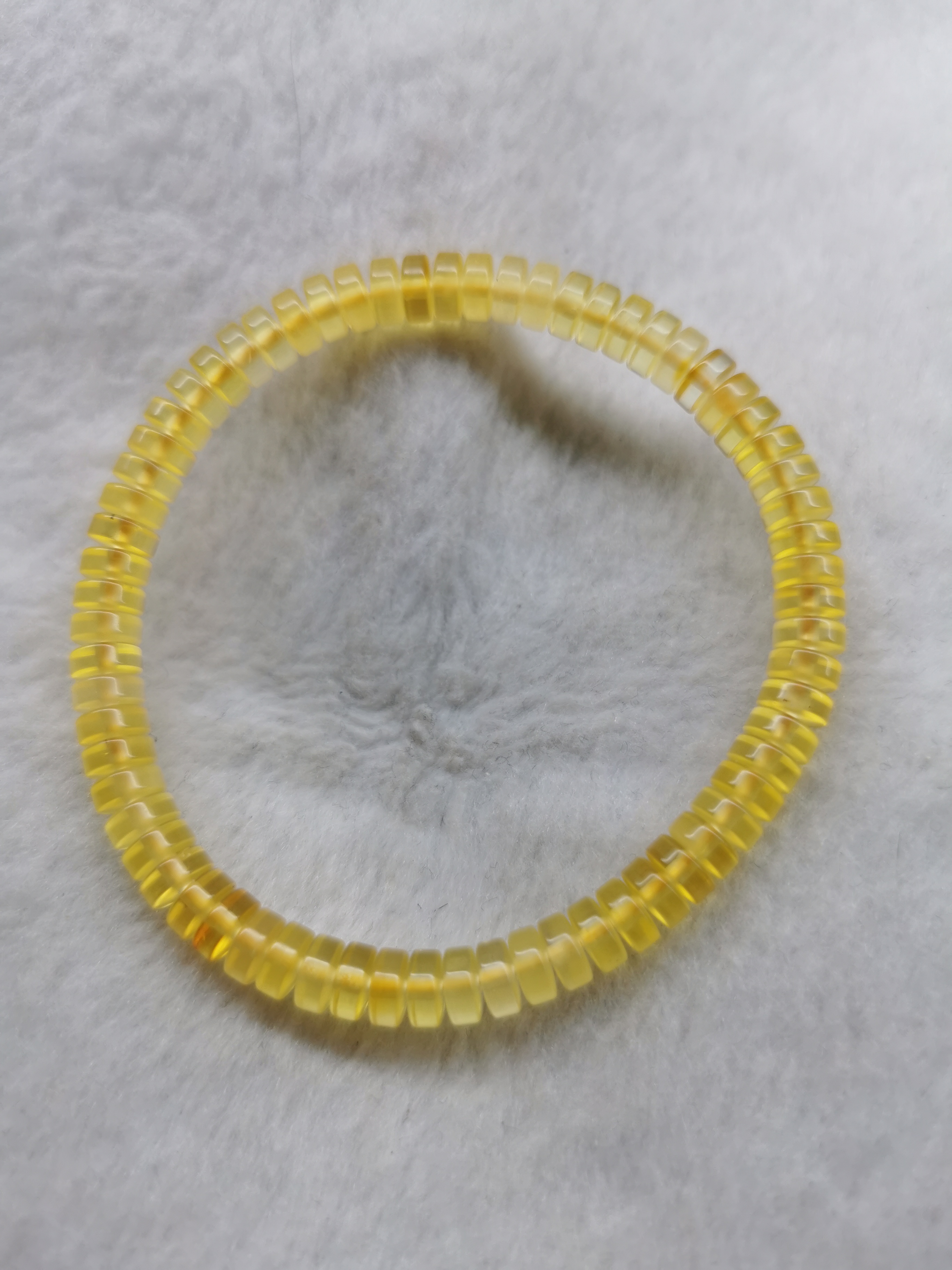 原矿琥珀蜜蜡精工净水金珀隔片手串