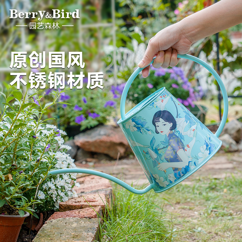 Berry&Bird长嘴浇水壶家用多肉洒水壶儿童家庭英国园艺工具升级款
