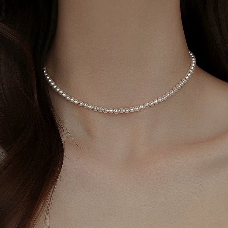 非金属仿珍珠项链 【青霍价最后三天】03-20白色3mm百搭