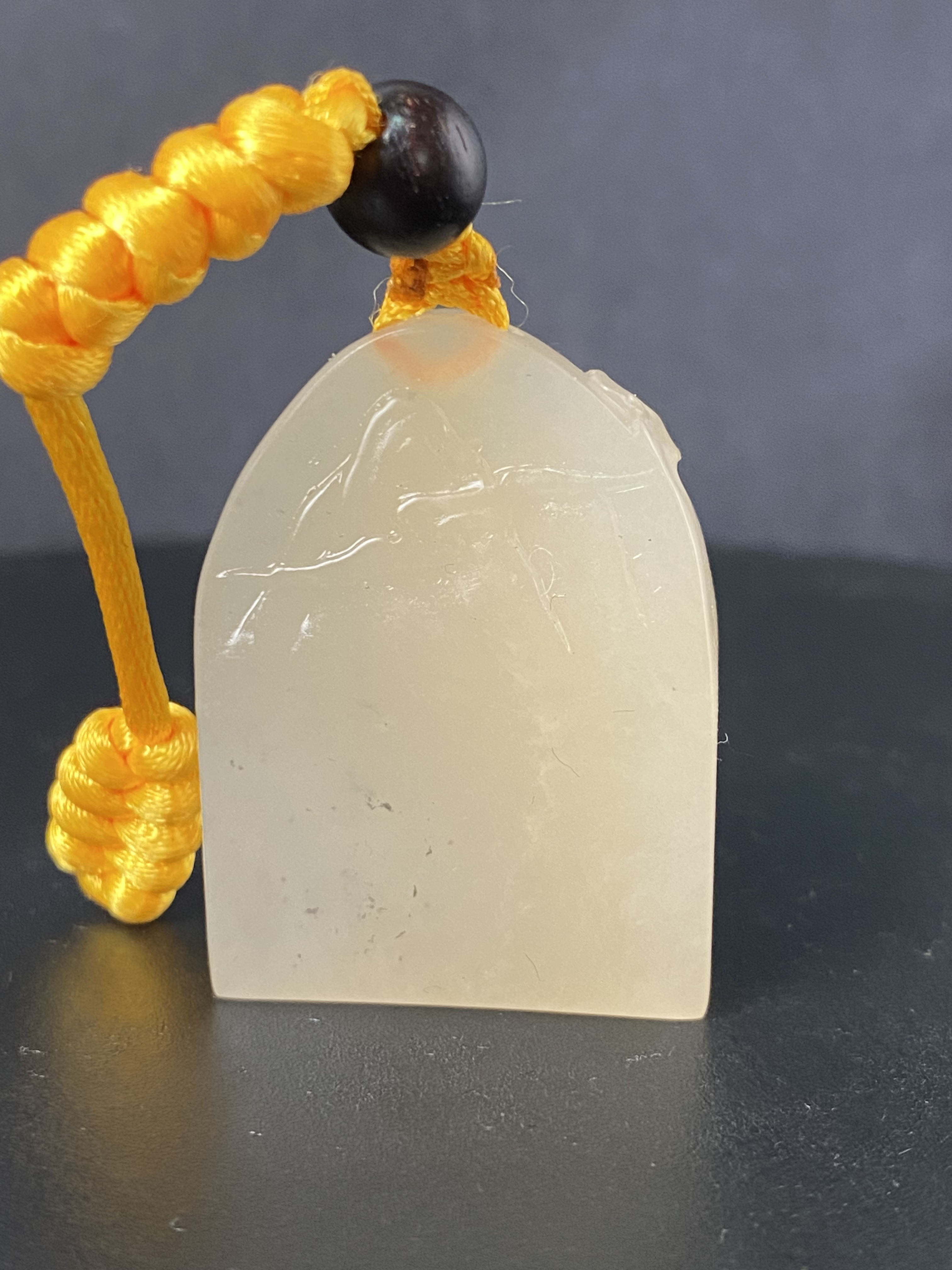 精美寿山石雕荔枝洞头像吊坠挂饰手玩商务礼品