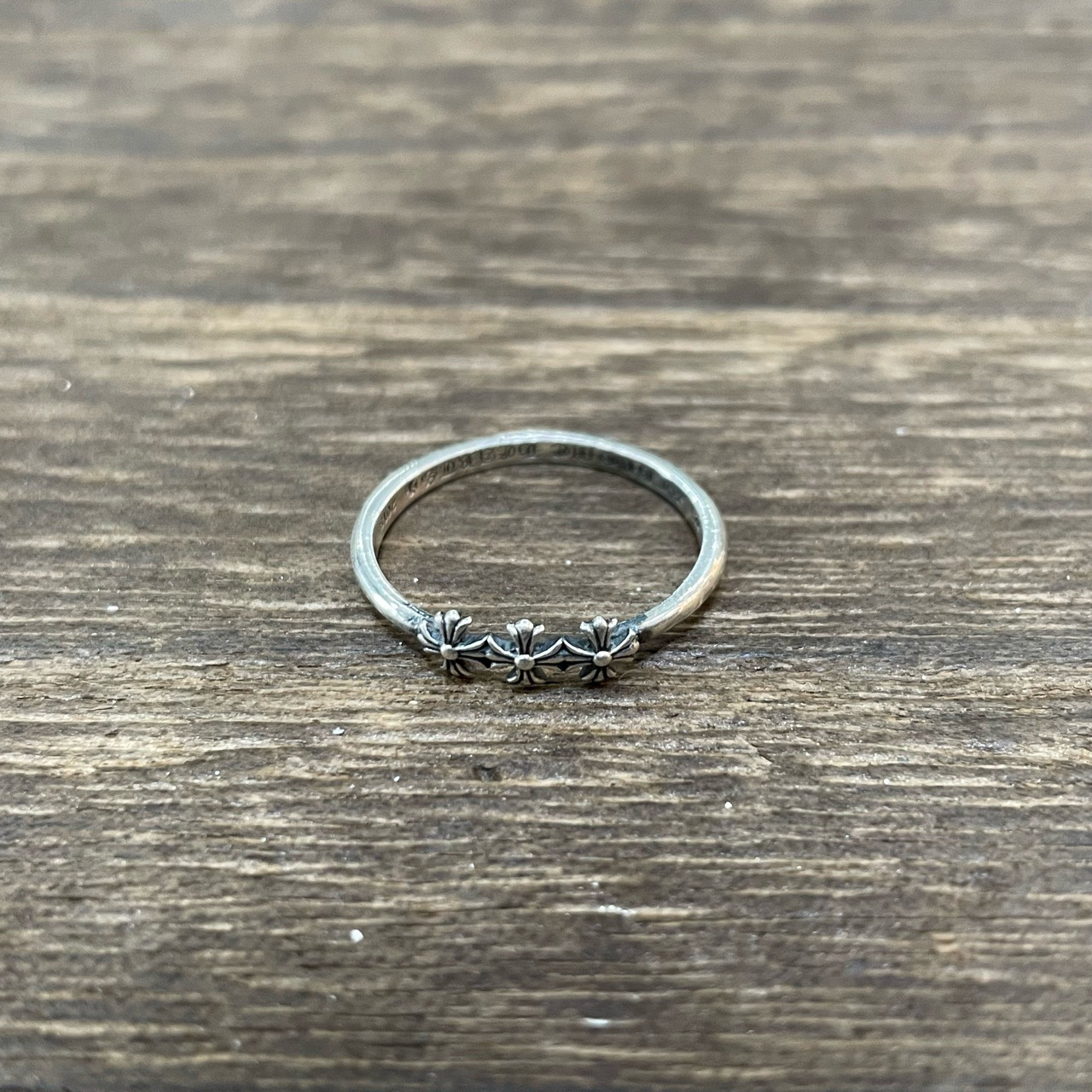 Chrome Hearts 克罗心 三十字花泡泡糖戒指 6.5码/98新/无配件